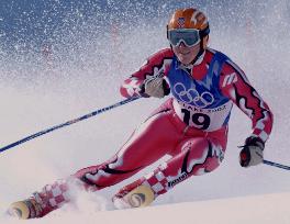 Kostelic of Croatia wins women's giant slalom in Olympics